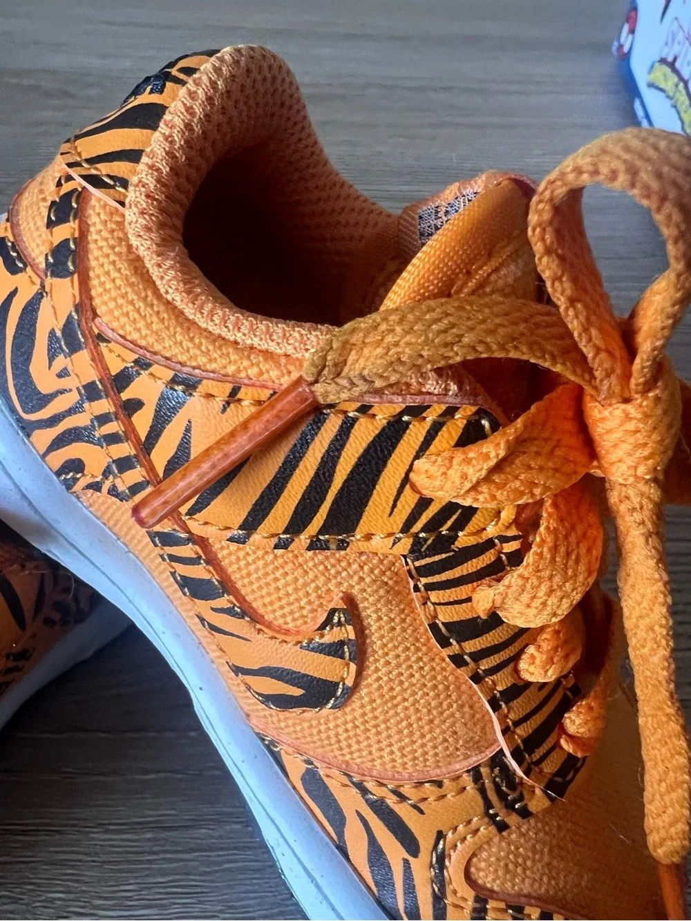 Nike Dunk Low Next Nature Tiger Stripes Orange Toddler  Sneakers Sz 5c NO BOX